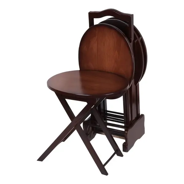 میز عسلی مدل تاشو چمدانی کد m02 بسته 4 عددی - 2