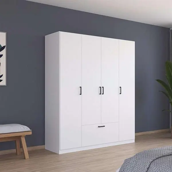کمد لباس فلفور کابینت مدل MDF-WG-L180cm - 2