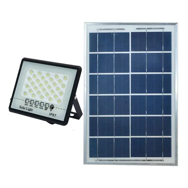 پروژکتور خورشیدی 100 وات مدل 100W-MTX-2 به همراه پنل خورشیدی - 3
