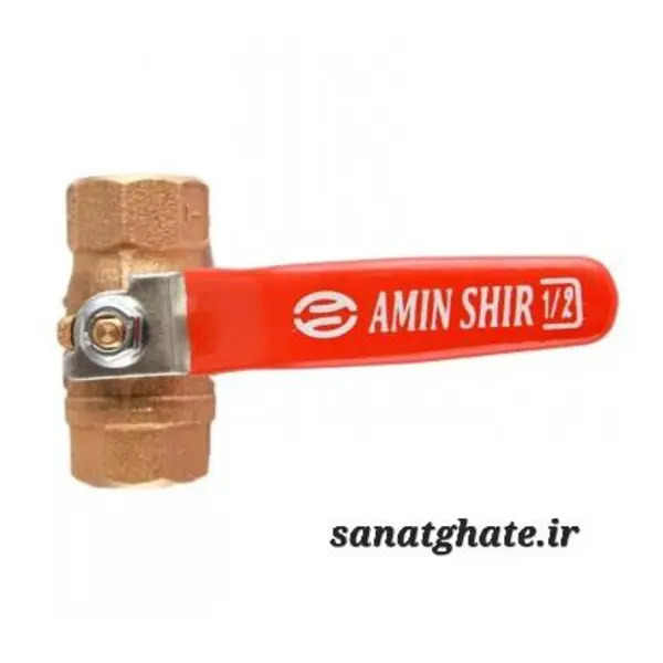 شیر گازی امین سایز 1 اینچ کد86 - 3