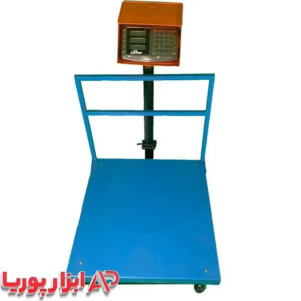 باسکول 300 کیلویی محک محافظ دار کفی 50*50 به همراه یک سال ضمانت - 2