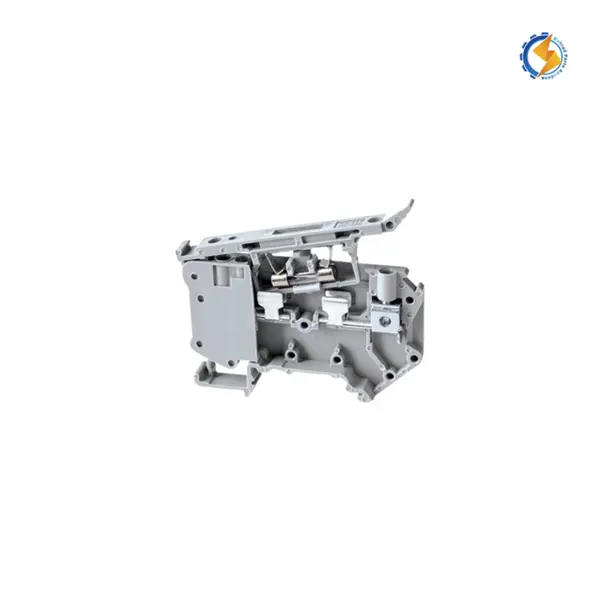 ترمینال ریلی سری پیچی فیوزی دو طبقه چراغدار سایز 4 RT/SF4-2L-LD رعد - 2
