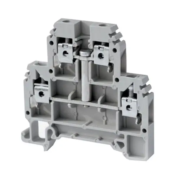 ترمینال ریلی پیچی دو طبقه لینک‌دار سایز 4 مدل RT-SU2.5-4-2L-DRTP2.5-4-L رعد - 2