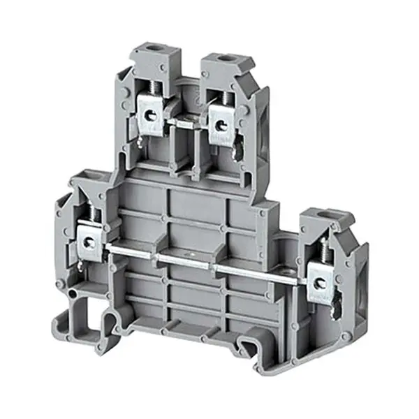 ترمینال ریلی پیچی دو طبقه سایز 4 مدل RT-SU4-2L-DRTP4 رعد - 2