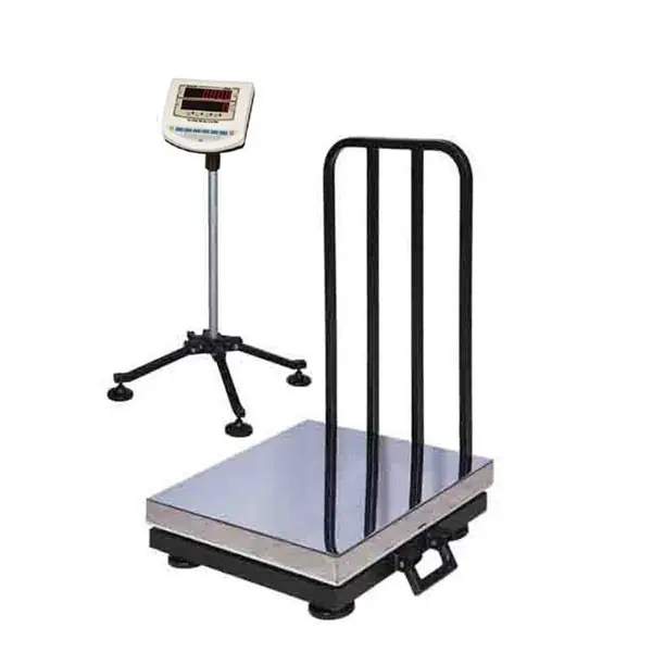 باسکول محک 500 کیلویی نمایشگر دیواری سینی استیل - 2