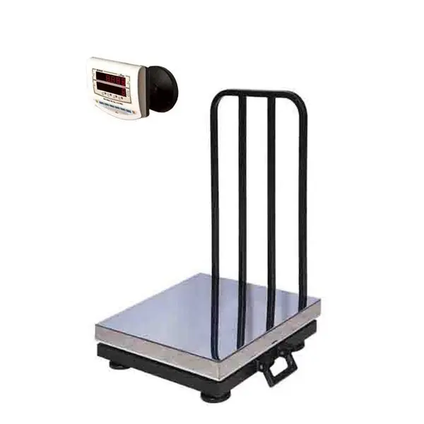 باسکول محک 500 کیلویی نمایشگر دیواری سینی استیل - 4