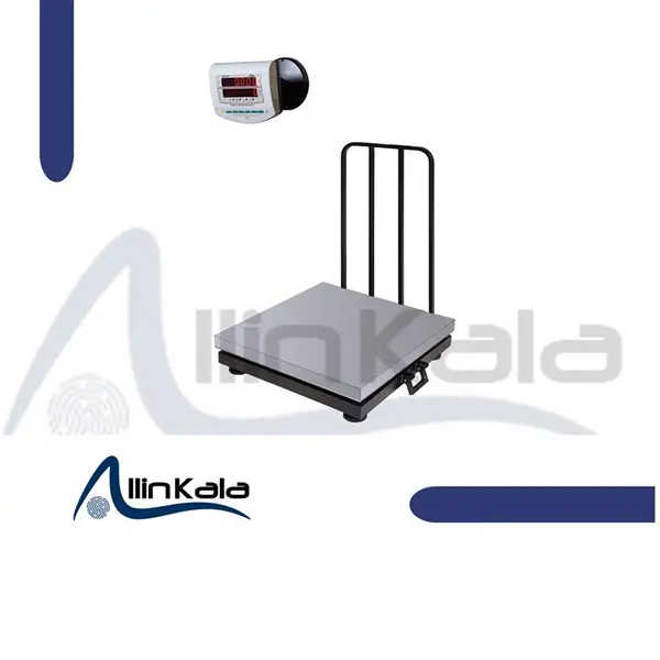 باسکول محک 500 کیلویی نمایشگر دیواری سینی استیل - 5