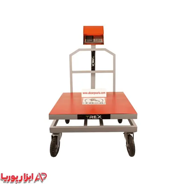 باسکول 600 کیلویی کمری بدنه تیرکس 90*90  چرخ صنعتی - 2