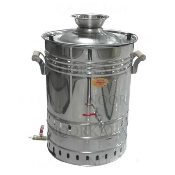 سماور گازی صنعتی 60 لیتری ایران استیل کار کد 2007 - 2