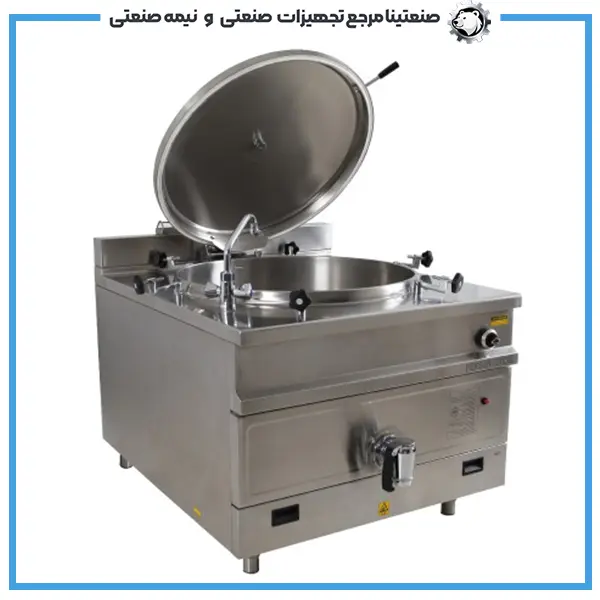 دیگ سرخ کن صنعتی پارسیان مکعبی دهنه 94 - 4
