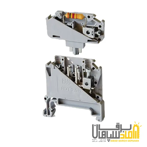 ترمینال ریلی سری مقاومتی RDT - CRC سایز 2.5 رعد الکتریک - 2