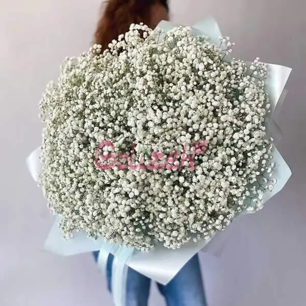 دسته گل ژیپسوفیلا سفید - 2