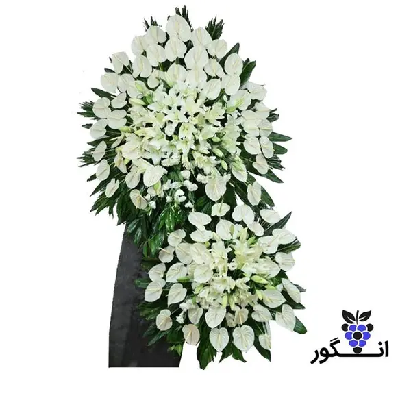 تاج گل دو طبقه تسلیت و ترحیم - 2