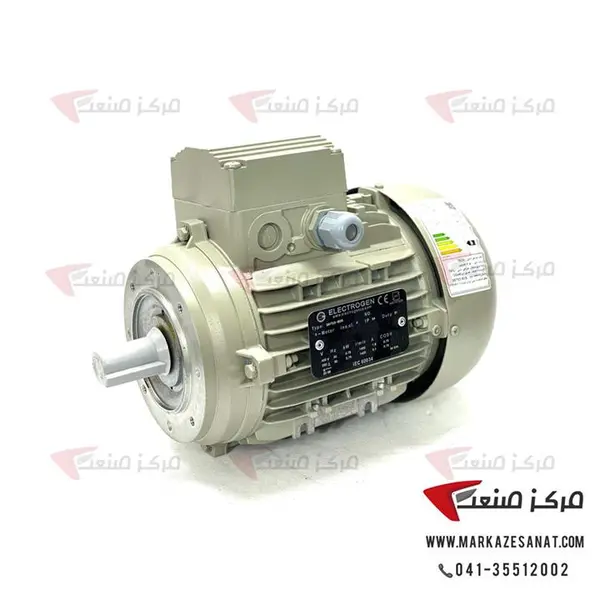 الکتروموتور الکتروژن سه فاز 0.75 کیلووات 3000 دور - 5