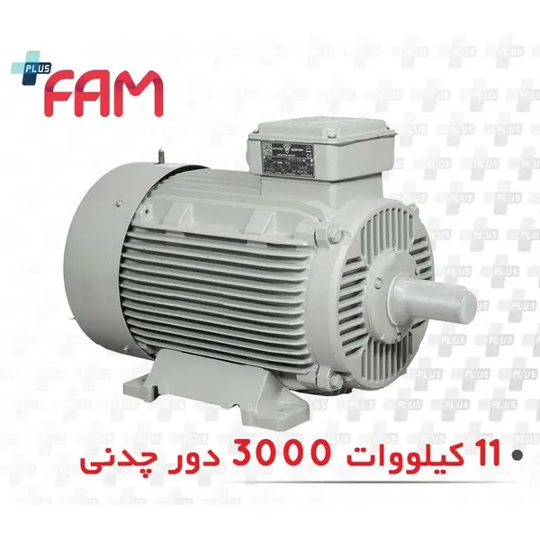 الکتروموتور موتوژن 11 کیلووات 3000 دور سه فاز چدنی - 3