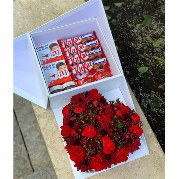 باکس گل رز هلندی1166 - 4