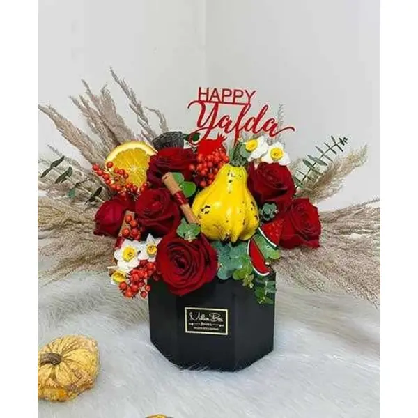 تزئین گل شب یلدا 2055 - 2