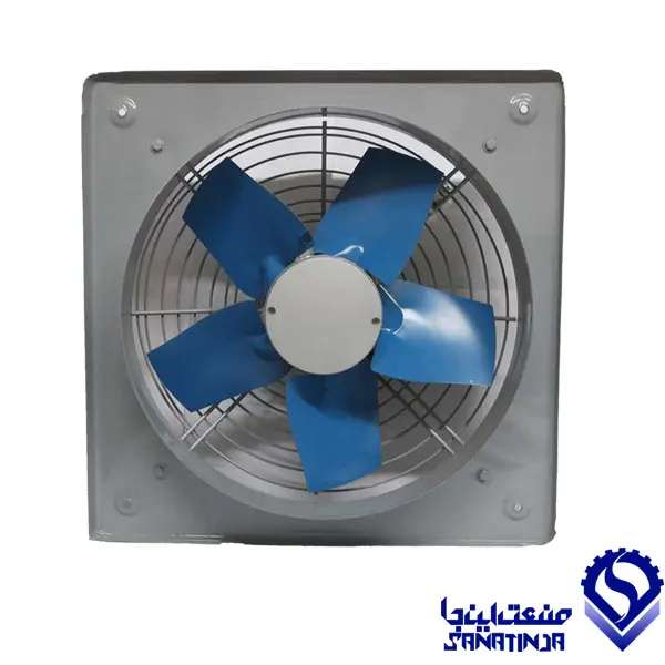 هواکش دمنده 40 سانتیمتر صنعتی سبک فلزی سه فاز 1400 دور - VID-40D4T - 4