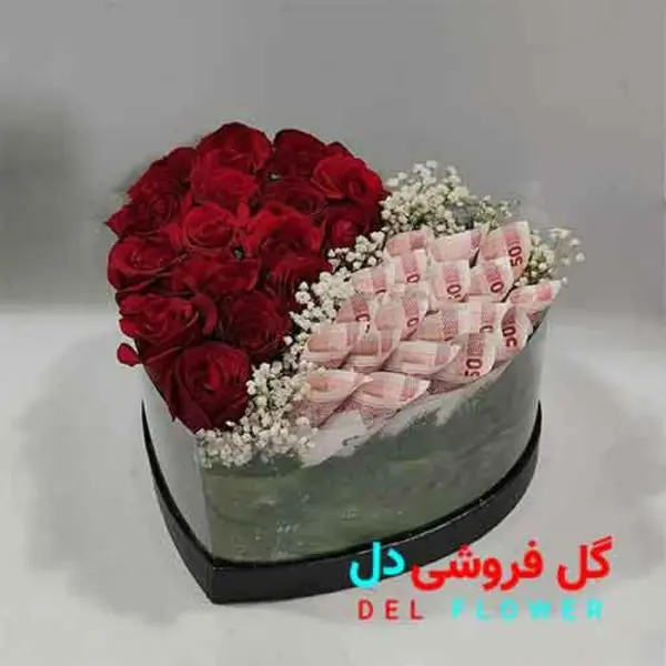 باکس گل رز عاشقانه فانتزی 461 - 2