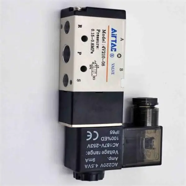 شیر برقی 5/2 سایز 1/2 تک بوبین 4v410-15 - 3