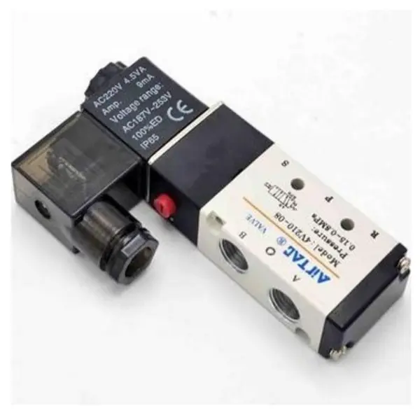 شیر برقی 5/2 سایز 1/2 تک بوبین 4v410-15 - 2
