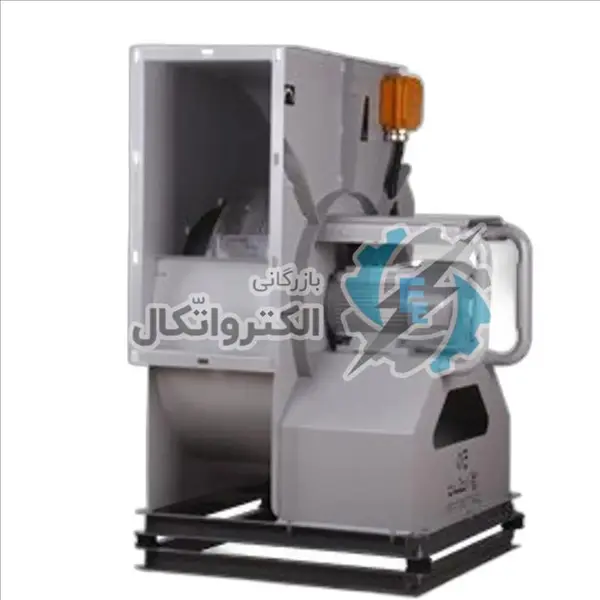 فن سانتریفیوژ یک طرفه بکوارد دمنده سه فاز، سایز فن 63*16 سانت 1100 وات 930 دور، مدل BIB-63/16-KN70-6T