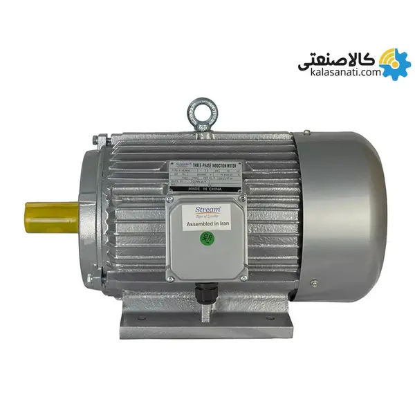 الکتروموتور استریم سه فاز 7.5 اسب، 5.5 کیلووات، 3000 دور، پایه دار چدنی استریم چین، سری Y - 2