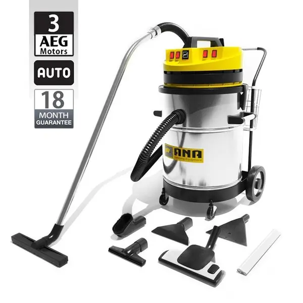 جارو برقی صنعتی سه موتوره اتوماتیک (موتور AEG) آنا مدل P83WD pro - 3