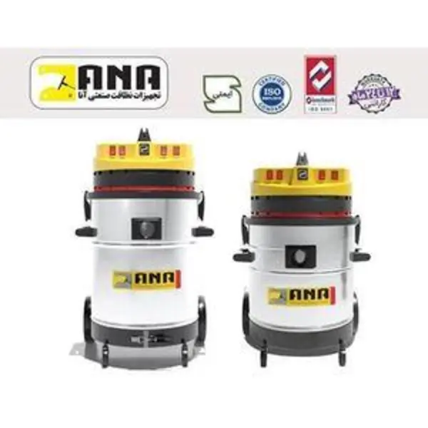 جاروبرقی سطلی نیمه صنعتی آب و خاک سه موتوره آنا الکتروموتور طرح Domel چین مدل ۵۳WD Eco - 4