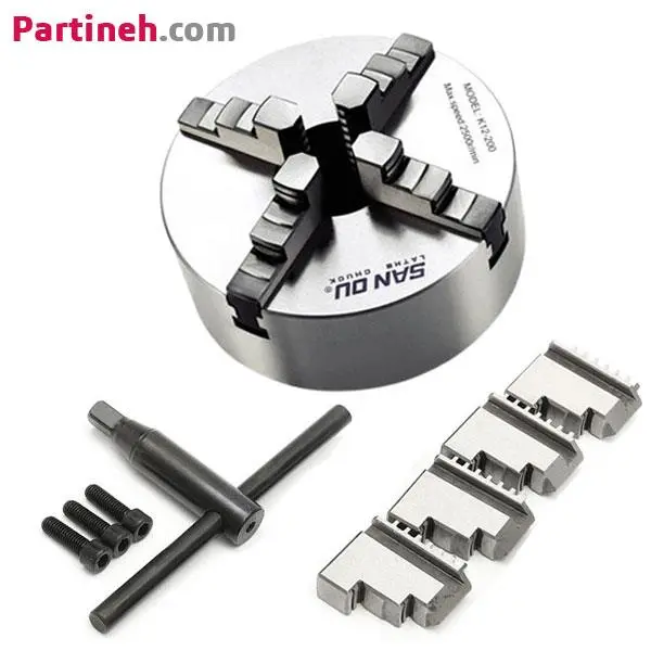 چهار نظام تراشکاری مدل K12 سایز 250 میلیمتر برند سانو (SANOU) - 3