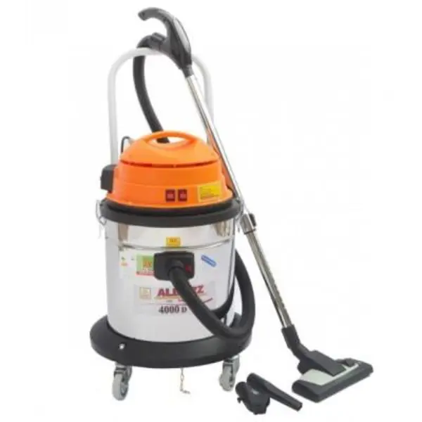 جاروبرقی دو موتور خاک سازه البرز مدل V-4000D ظرفیت مخزن 45 لیتر رنگ: نارنجی, گارانتی: گارانتی 18 ماهه شرکت بدرسان الکتریک - 2