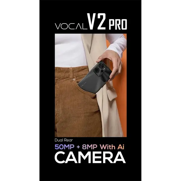 گوشی موبایل وکال مدل V2 Pro 5G دو سیم‌کارت ظرفیت 128 گیگابایت و رم 4 گیگابایت - 4