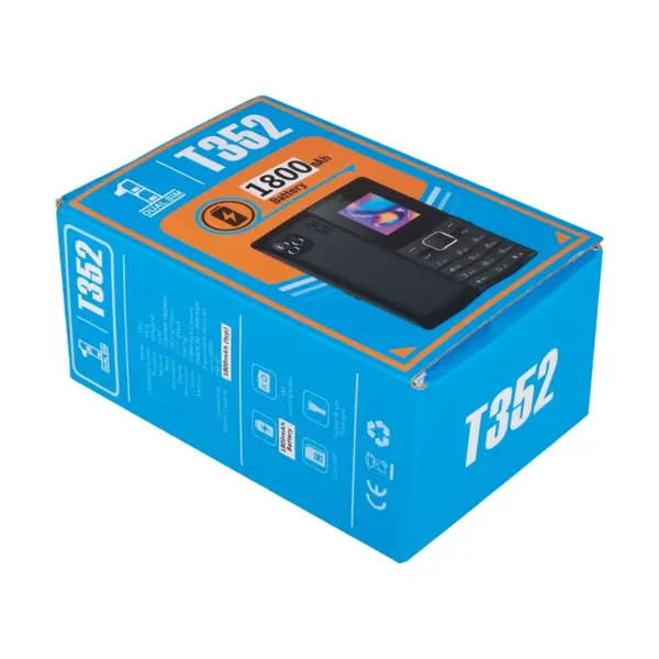 گوشی موبایل جی ال ایکس مدل T352 دو سیم کارت ظرفیت 4 مگابایت و رم 4 مگابایت - 2