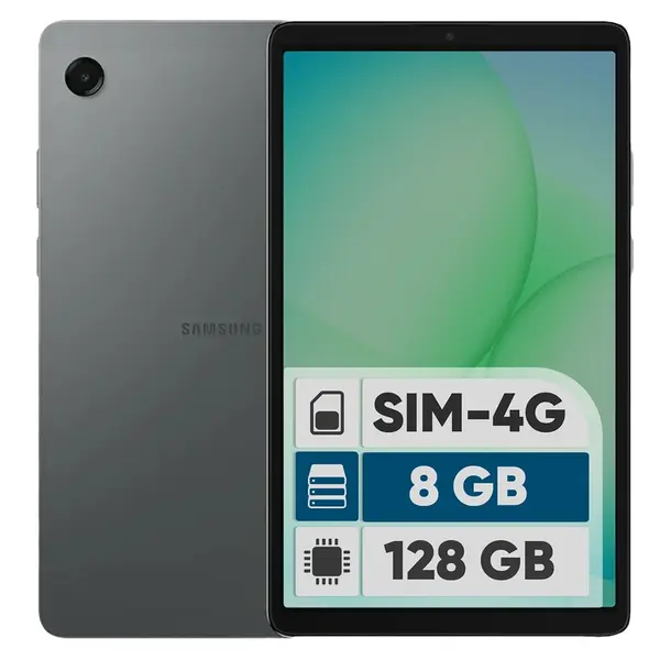 تبلت 8.7 اینچ سامسونگ مدل Galaxy Tab A11 4G ظرفیت 128 گیگابایت و رم 8 گیگابایت