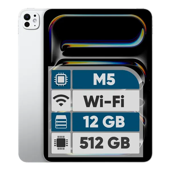 تبلت ۱۱ اینچ اپل مدل IPad Pro 2025 M5 Wi-Fi ظرفیت 512 گیگابایت و رم 12 گیگابایت