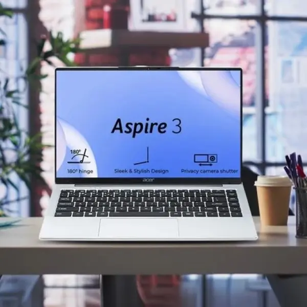 لپ تاپ 15.6 اینچی ایسر مدل Aspire 3 A325-45-N15JPJ-Celeron N4500-8GB DDR4 3200MHz-512GB SSD-IPS - 2