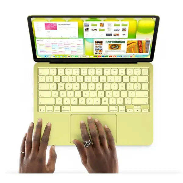 لپ تاپ 13 اینچی اپل مدل MacBook Neo LLA-A18 Pro-8GB Ram-256GB SSD - 5