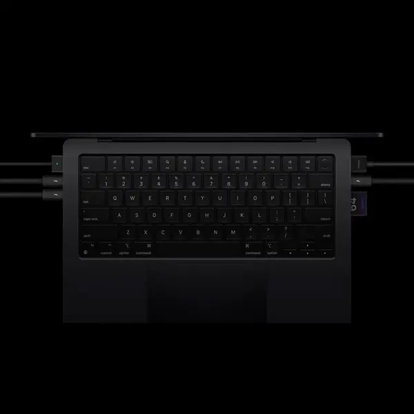 لپ تاپ 14.2 اینچی اپل مدل MacBook Pro MX2H3 2024 HNA-M4 Pro-24GB RAM-512GB SSD-Retina 120Hz - 6