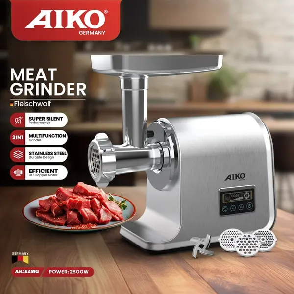 چرخ گوشت 2800 وات آیکو مدل AK182 - 2