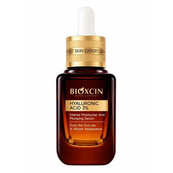 سرم ضد چروک بایوکسین مدل HYALURONIC ACID 3% مناسب برای انواع پوست حجم 30 میلی لیتر