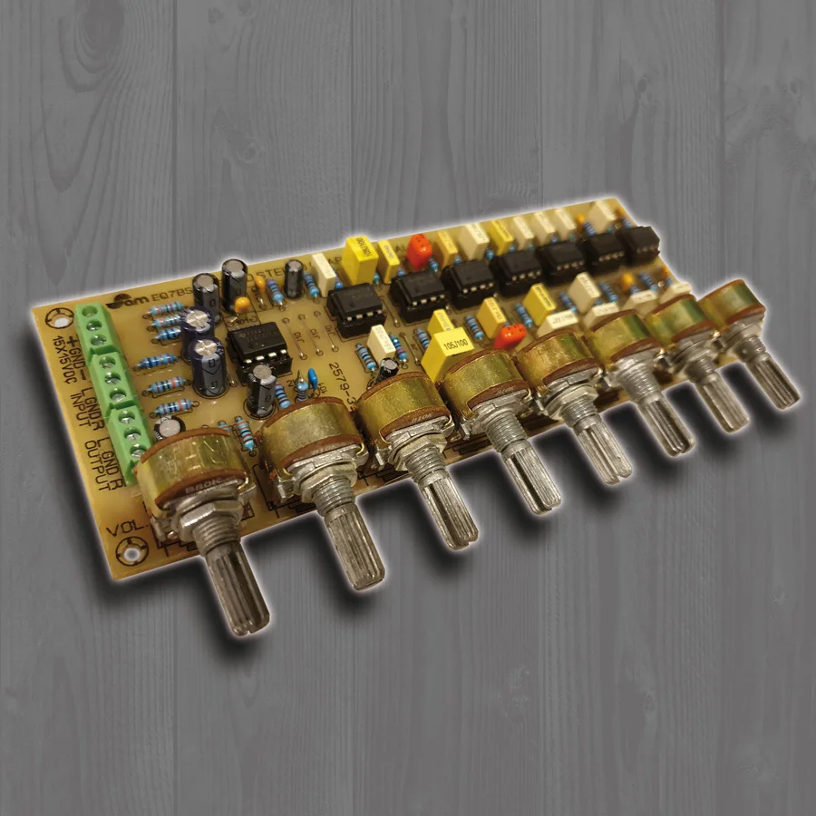 ماژول اکولایزر گرافیکی 7 باند استریو (با ولوم گرد) - مدل : EQ7BS
