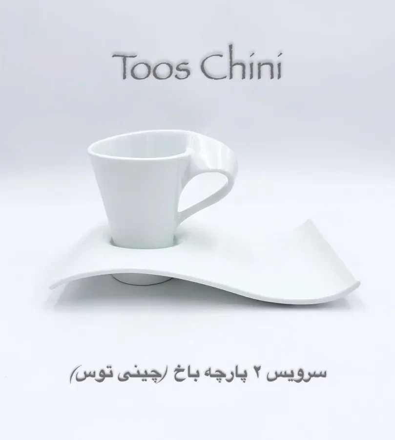 چینی هتلی توس چینی سرویس 2 پارچه باخ