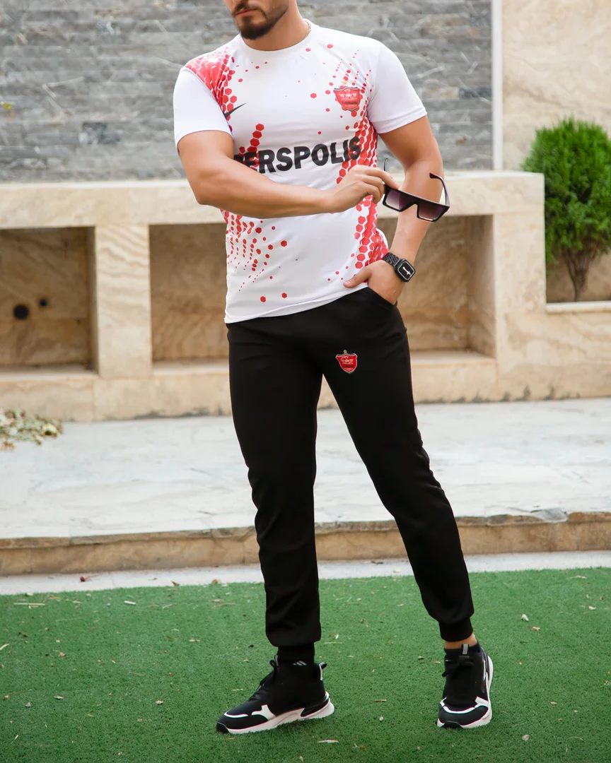 ست تیشرت شلوار مردانه پرسپولیس مدل SAB-LISBON