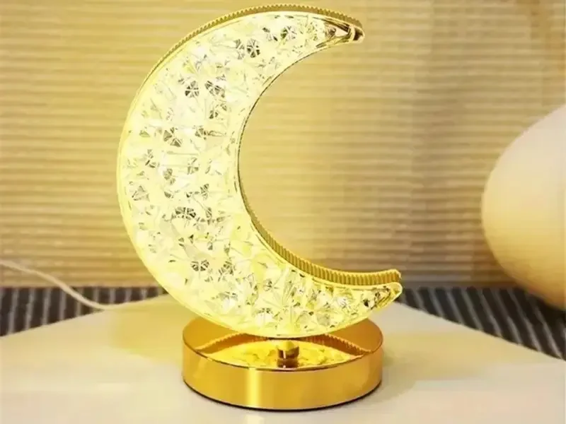 چراغ خواب آباژور طرح ماه کد 0105