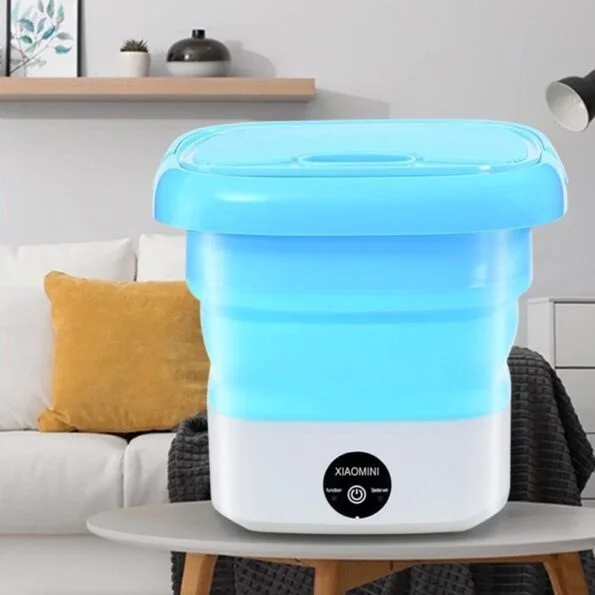 مینی واش لباسشویی تاشو مسافرتی و قابل حمل مدل Folding Washing Machine