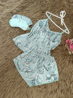 ست تاپ شلوارک زنانه گلدار نیلیا کد 383
