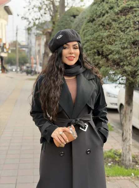بارانی زنانه مانا پارمیس کد 2278
