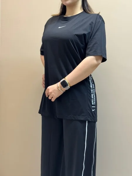 تیشرت زنانه نایک unisex آسمونی کد 5885