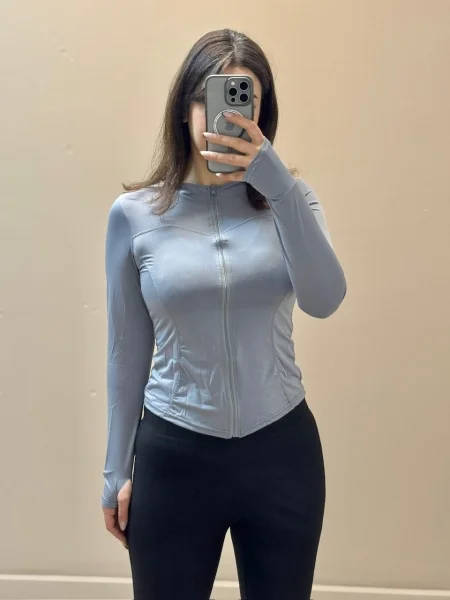 سویشرت زنانه تابستانه آسمونی کد 5903