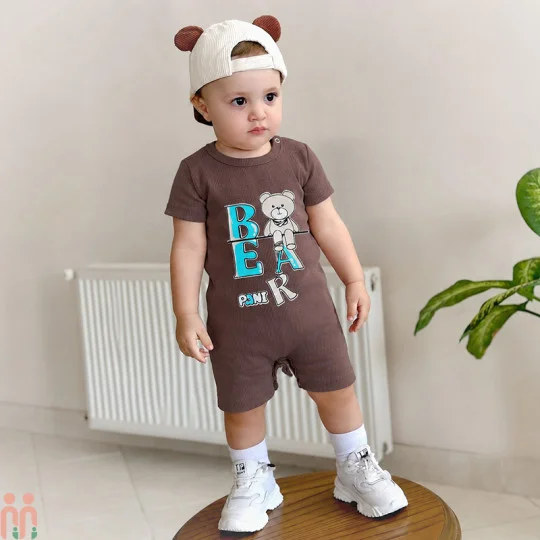 رامپر نخی بیسکویتی خنک نوزاد و بچه گانه کد 0411